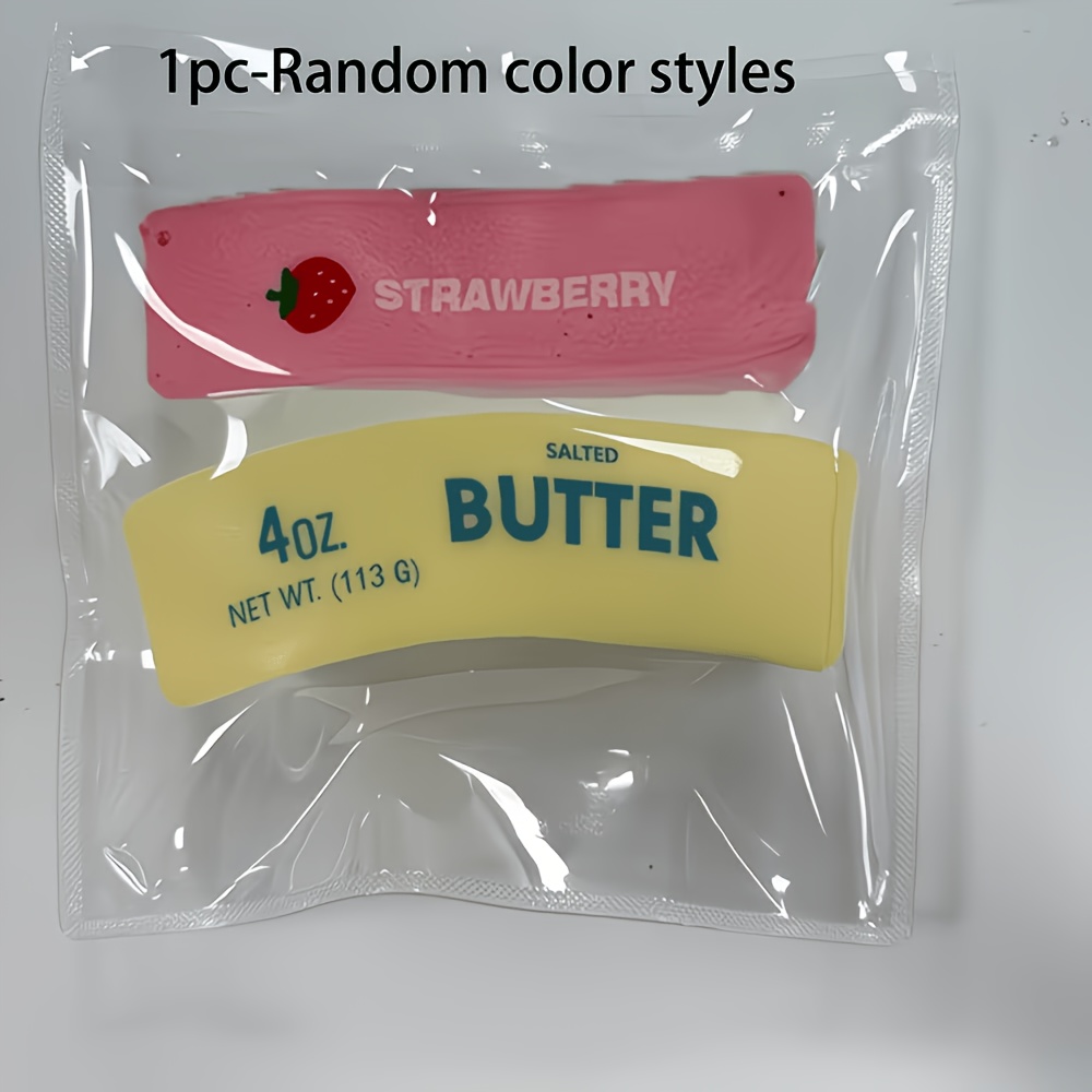1pc In Random , New Bread Or Cream Stick , Suitable For Desk Toys, Sensory Toys, Birthday Gifts, Holiday Gifts, Christmas Gifts, Squeezable/pinchable