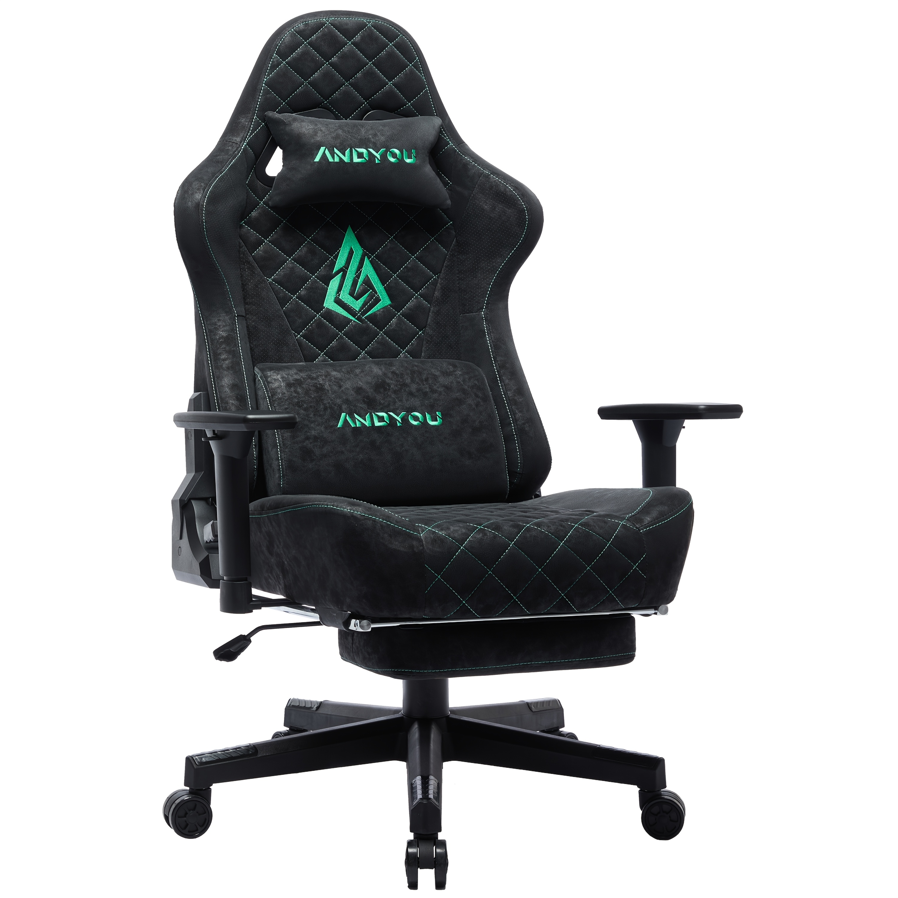 E-shop Vintage Gaming Stuhl aus Kunstleder, ergonomisch gestaltet