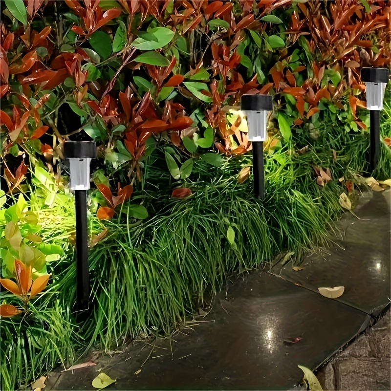 12-Pack Solar Garden Landscape Lights - Long-lasting Outdoor Lawn and Decorative Lights with IP44 Rating, Ideal for Pathways, Patios, Yards, Lawns, and Driveways