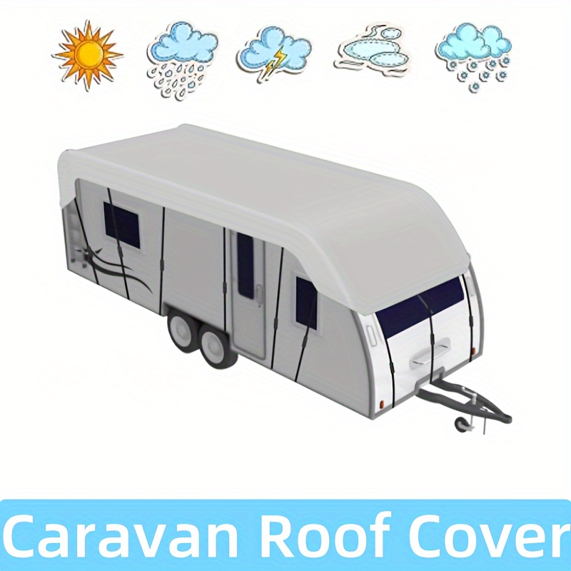 

Waterproof Silvery Rv Roof Cover - Protects Your Motorhome, , Or Touring Bus From Rain & Dust, Paint In Original Color