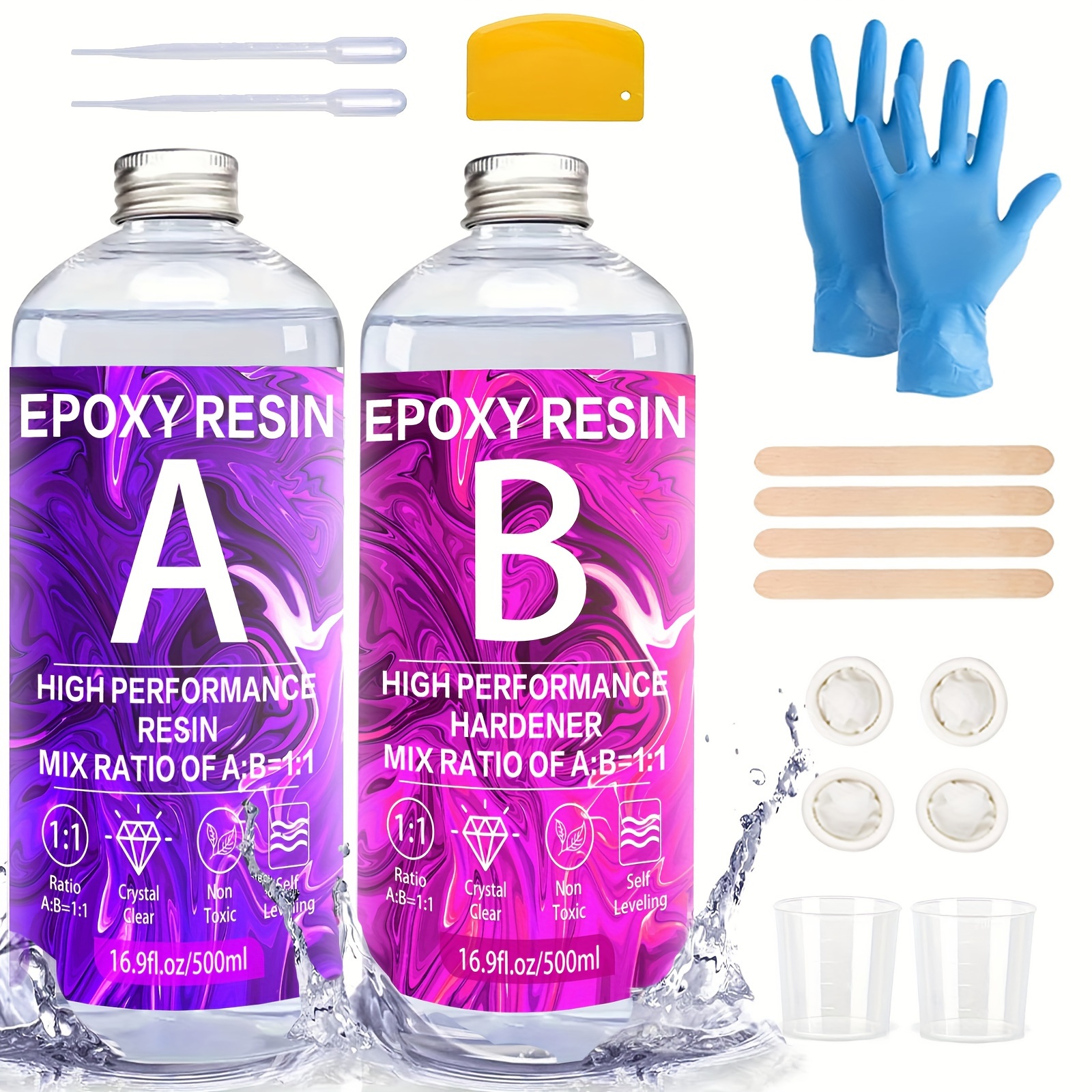 Polyresin Epoxy Resin Casting Clear Self Temu