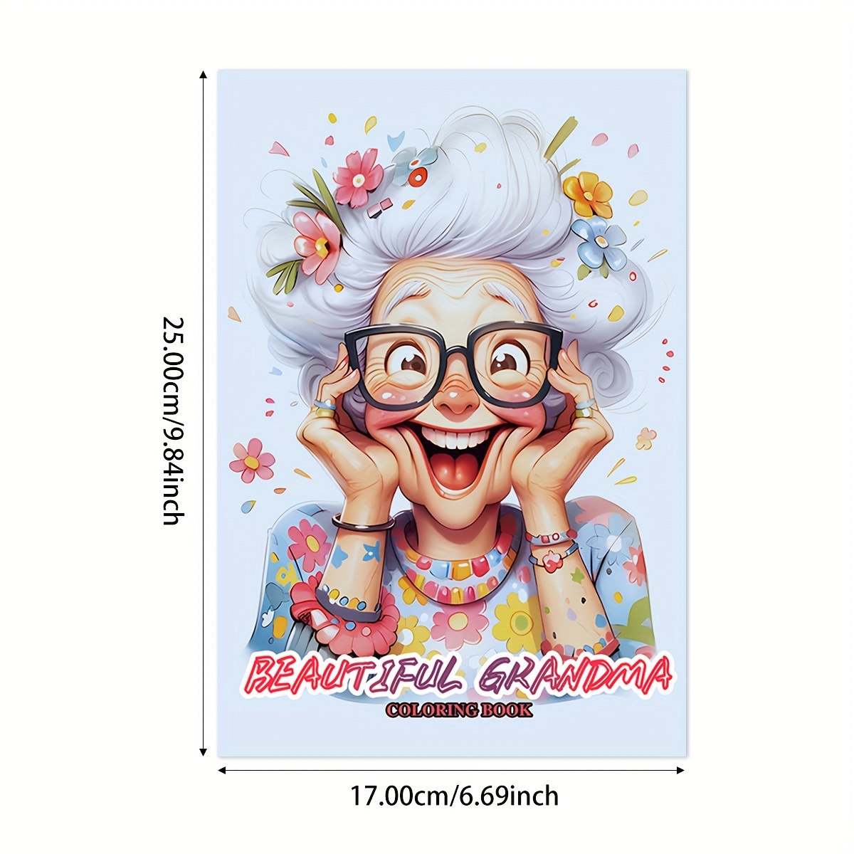 Image of 1pc, Adult Coloring Book For Seniors, Original Edition With 20 Thick Pages, Features For Relaxation And Reading, Ideal For Drawing, Perfect For Celebrations, Holidays, And Birthday Presents!