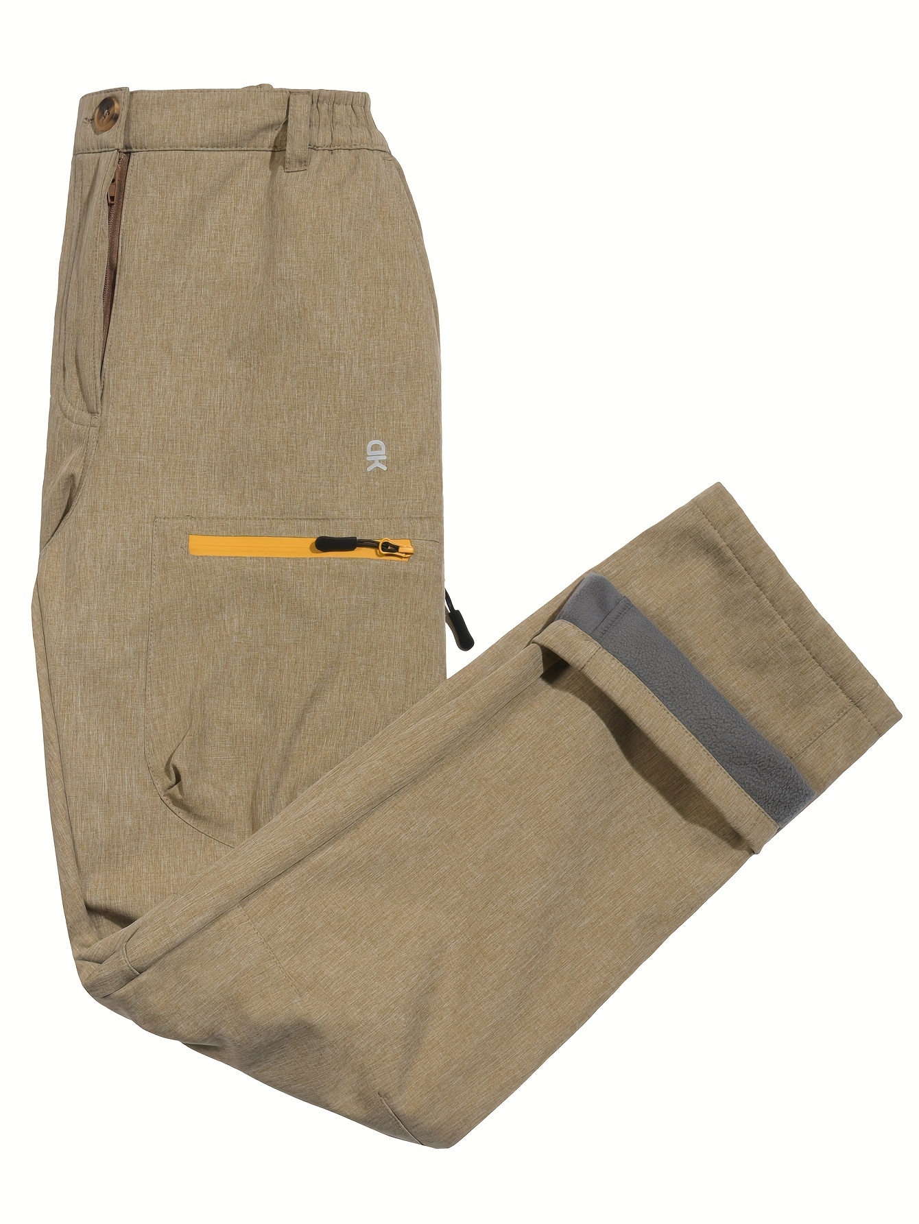 womens windproof fleece lined hiking cargo pants high Temu