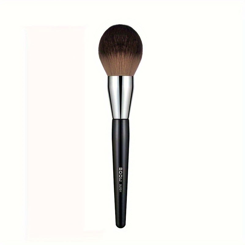 

1pc Large Loose Powder Brush Kabuki Makeup Brush For Large Coverage Loose Powder Bronzer Blush Blending Buffing