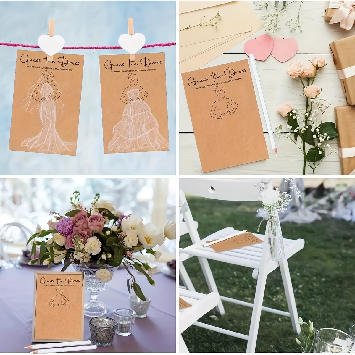 bridal shower games 20pcs bridal gift party game set bridal - Temu Bahrain