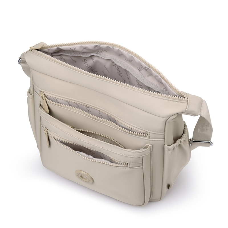 casual nylon womens shoulder bag multi layer multi pocket lightweight and practical travel womens crossbody   and portable high quality womens handbag suitable for gifts commuting daily   vacations etc Product details 4
