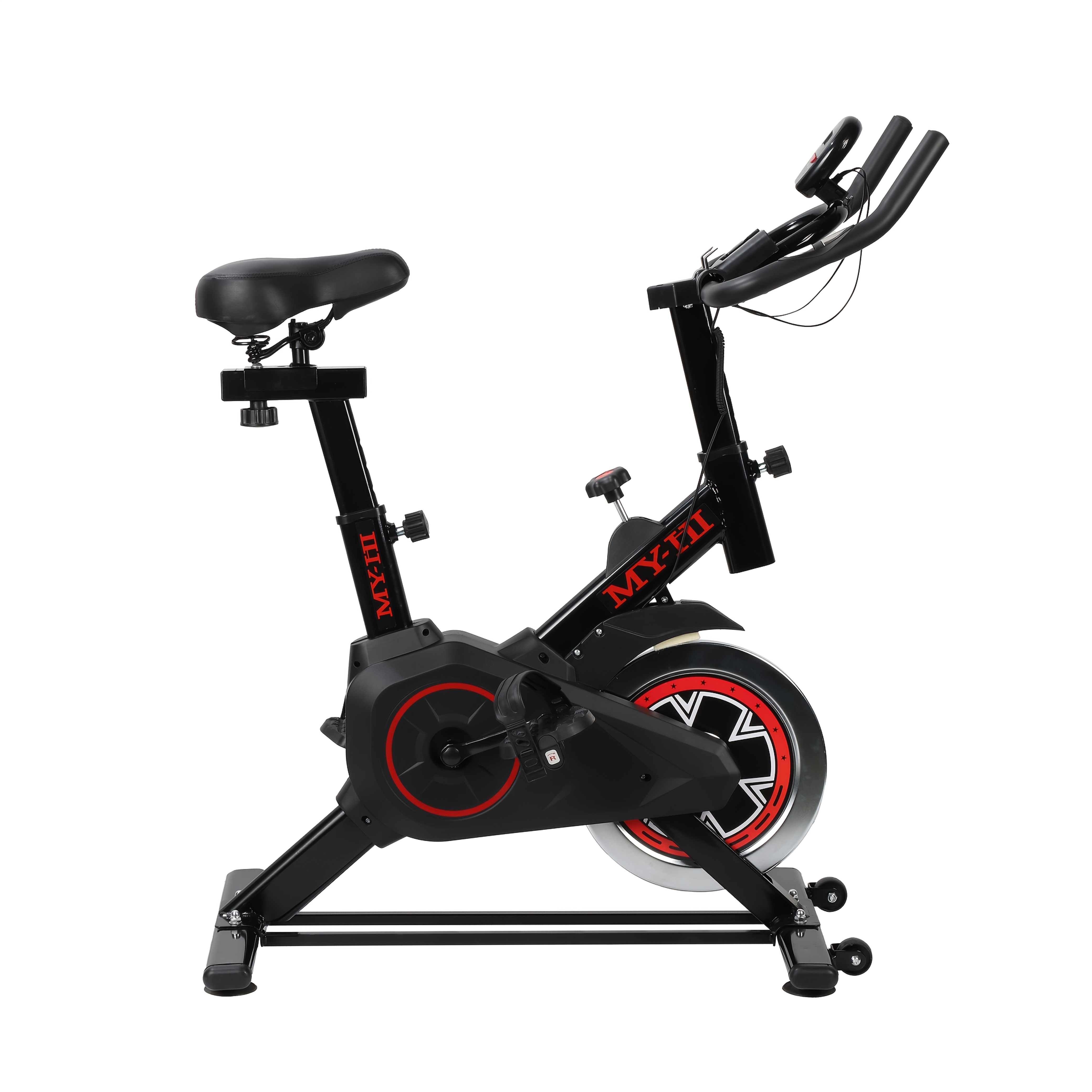 TEMU Indoor Fiets, Stationaire Fiets voor Binnenshuis, Schokabsorberend Ontwerp, Stabiele Pedalen, Fiets met Vaste Remblokken, Met Gepolsterde