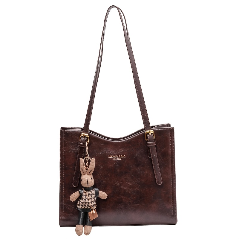 Image of Women's Tote Bag With Adjustable Crossbody/shoulder Strap - Large Capacity Handbag Suitable For, Travel, Shopping - //, Zipper Closure, & Maintenance