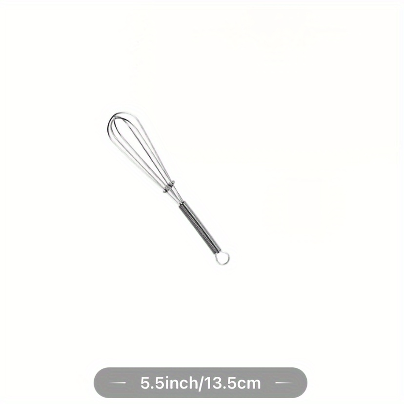 Mini Stainless Steel Whisk - Effortless Mixing Wizard - Durable Blender & Beater For Baking, Stirring And Whisking - Versatile Kitchen Gadgets (1pc/2pcs Set)