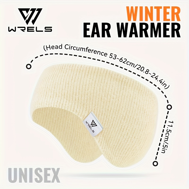 TEMU 1pz Fascia Scaldaorecchie WRELS & Cappello Beanie - Cappello Invernale ed Elastico, e Isolato, per Escursioni, Ciclismo, Viaggi, Uso -