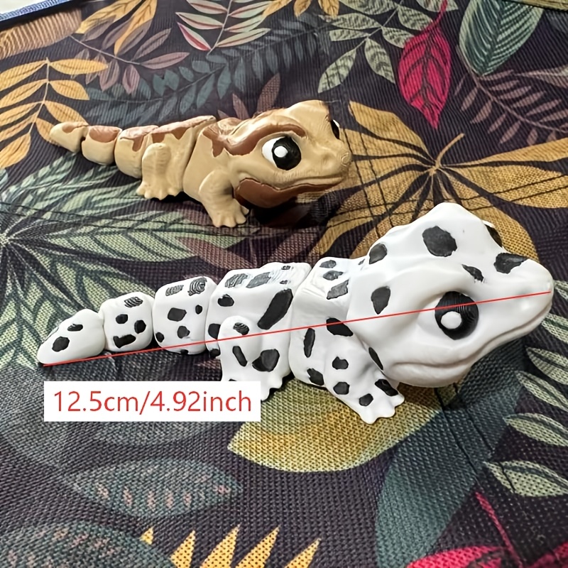3D-Printed Gecko Toy Figure for Role-Play