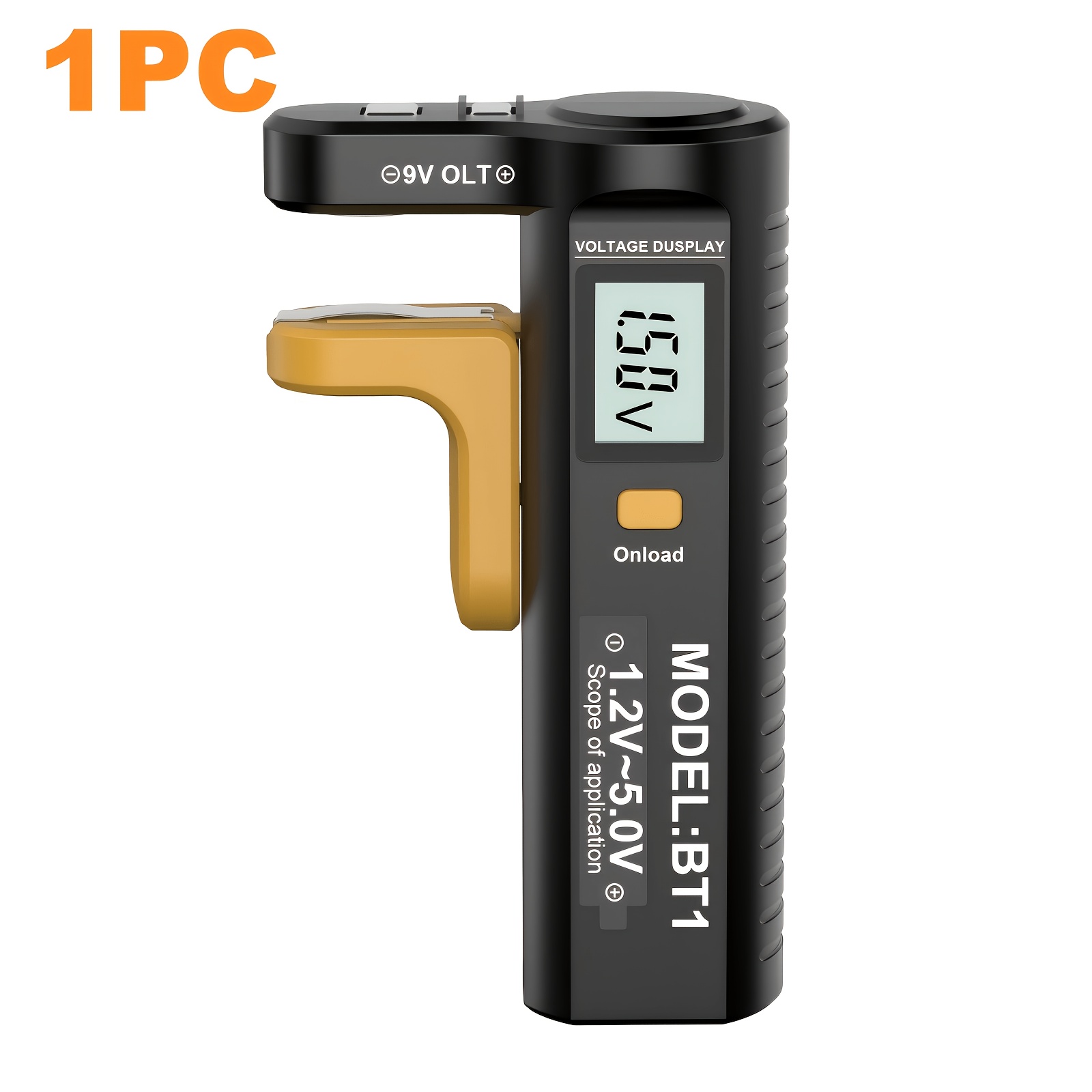 Hotu Dry Battery Tester, Digital Display Electrical Measurement Multi-functional Tools 2pcs/1pc With Current Function Measuring Range 1.2v~5.0v
