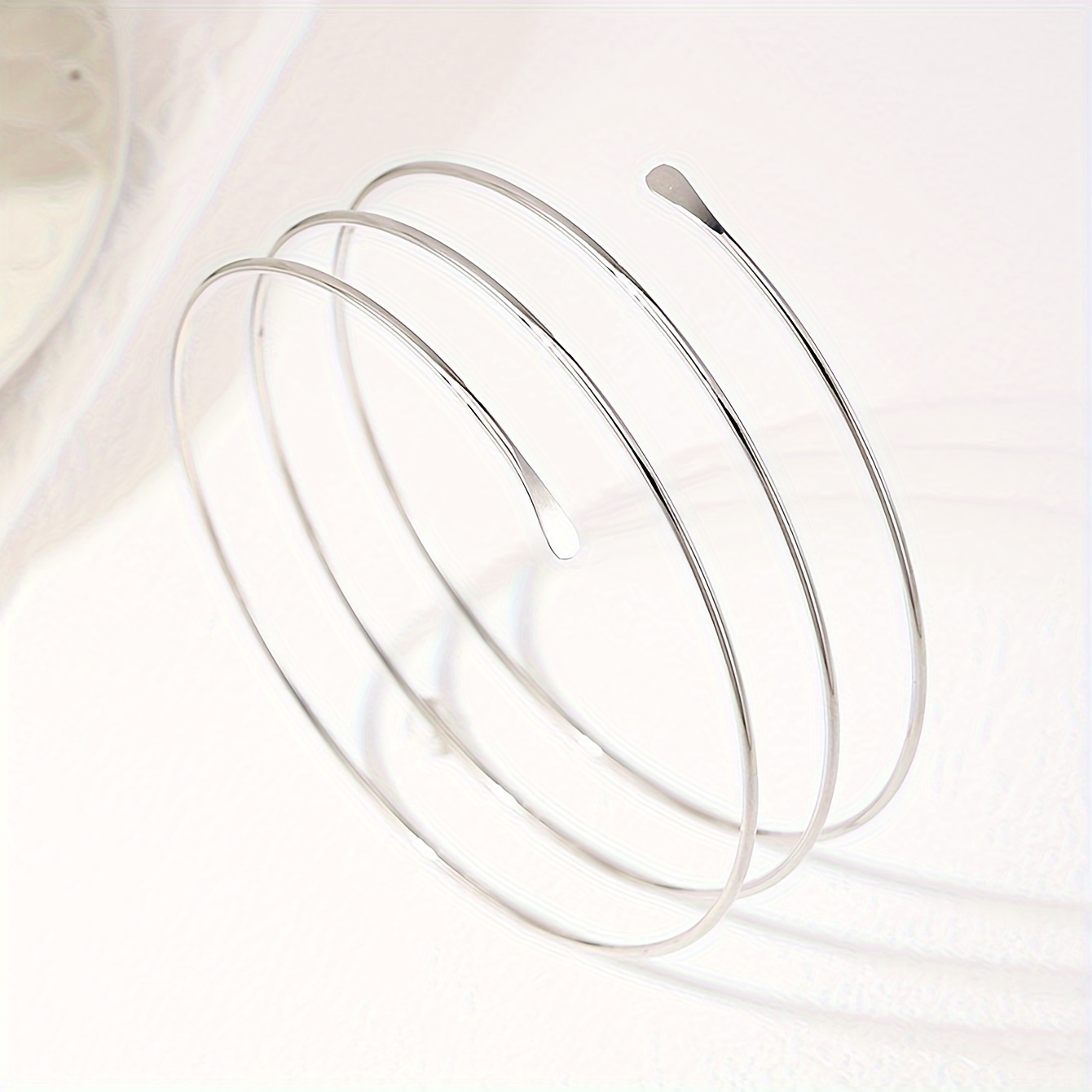 Adjustable Zinc Alloy Open Cuff Bangle for Women