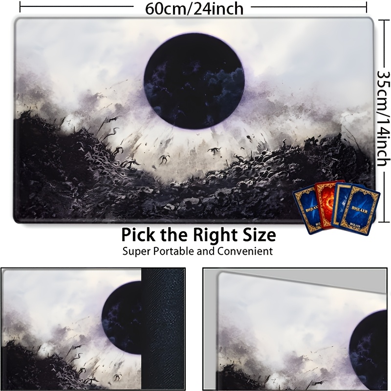 Ink Wash Black Hole Apocalypse Playmat for TCG
