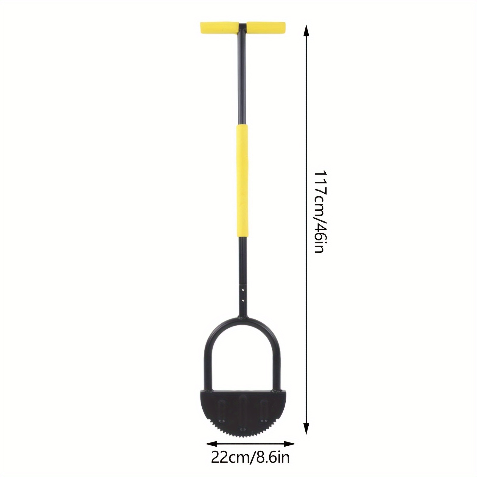 TEMU 1pc Greensen -duty Metal Manual Edger - Steel Long For