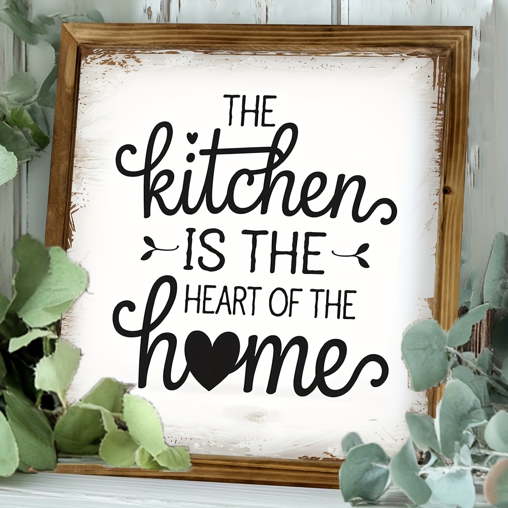 Image of 2d Flat, 1pc, Close Wood Framed Printed Sign, For Toilet, Restroom, Cafe, Bathroom, Laundry, Farmhouse, Holiday Wall Art Home Decor, Home, Kitchen Rustic Tray Decorative Sign 8x8 Inch