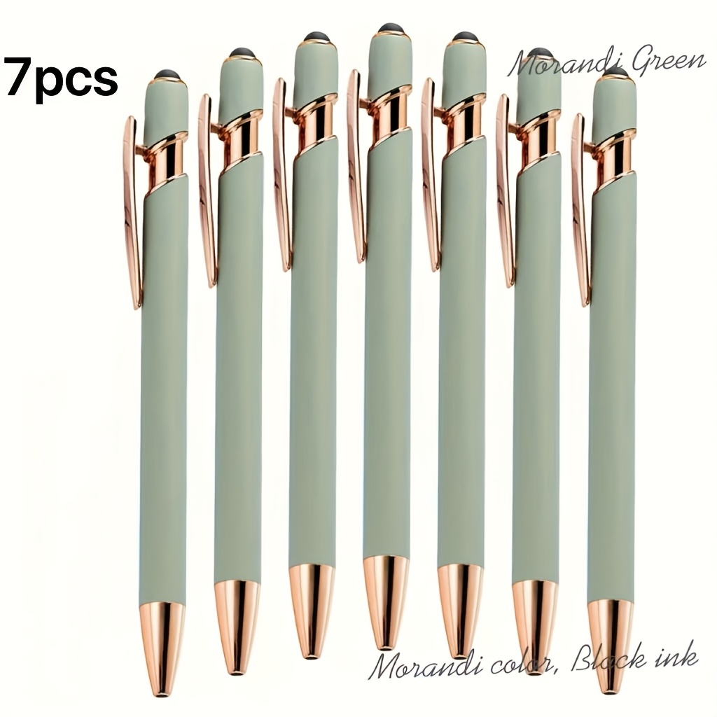 7pcs estilosa pluma atómica metal escritura tinta Temu Uruguay