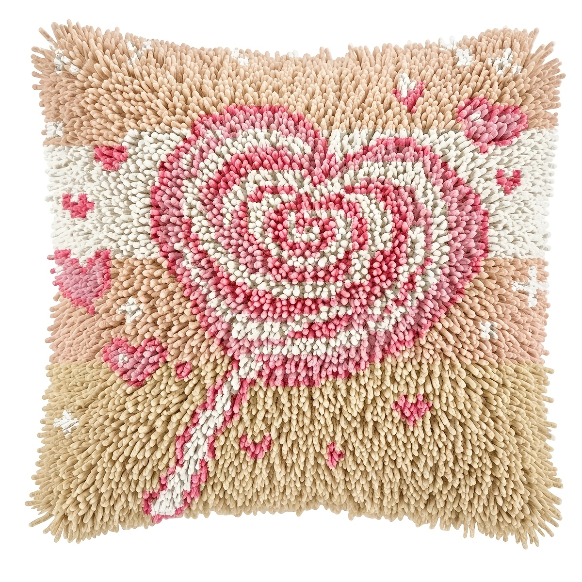 Adult Pink Pattern Hook Lock Kit, Complete DIY Weaving Set