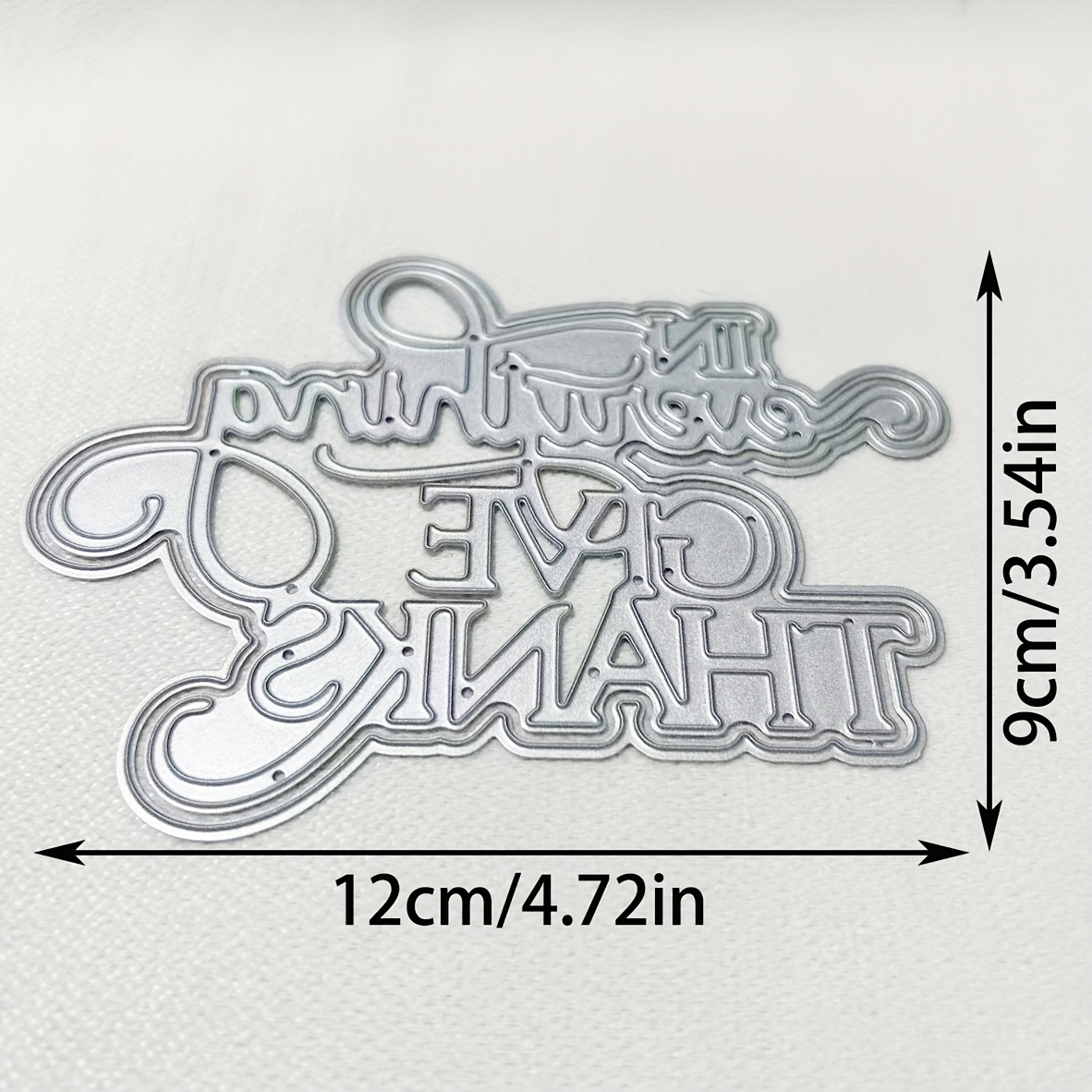 TEMU 1pc Metal Die Cut, Diy Scrapbooking Embossing Stencil, Handmade Greeting Card Making Metal Cutting Dies, Gift Card Making Tools