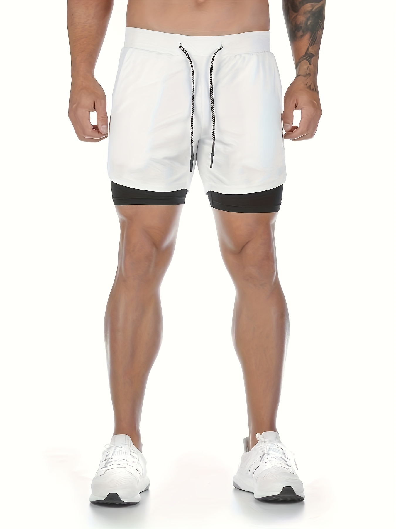 Men'S Summer Sports Shorts for Running, Marathons, Sprints, American Fitness, And Squats, Featuring a Lining for Vacation And Leisure Activities