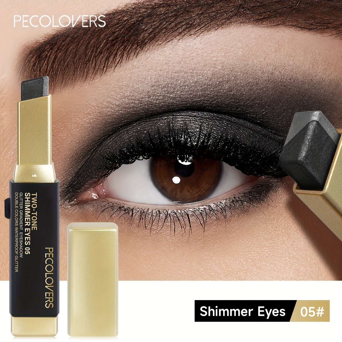 Dual-ended Eyeshadow Stick Set - Matte & Shimmer End, Waterproof, Smooth Application, Versatile For All Eye Makeup, Ideal For Daily Wear & Travel, Quick Makeup - Perfect Gift For Valentine's Day