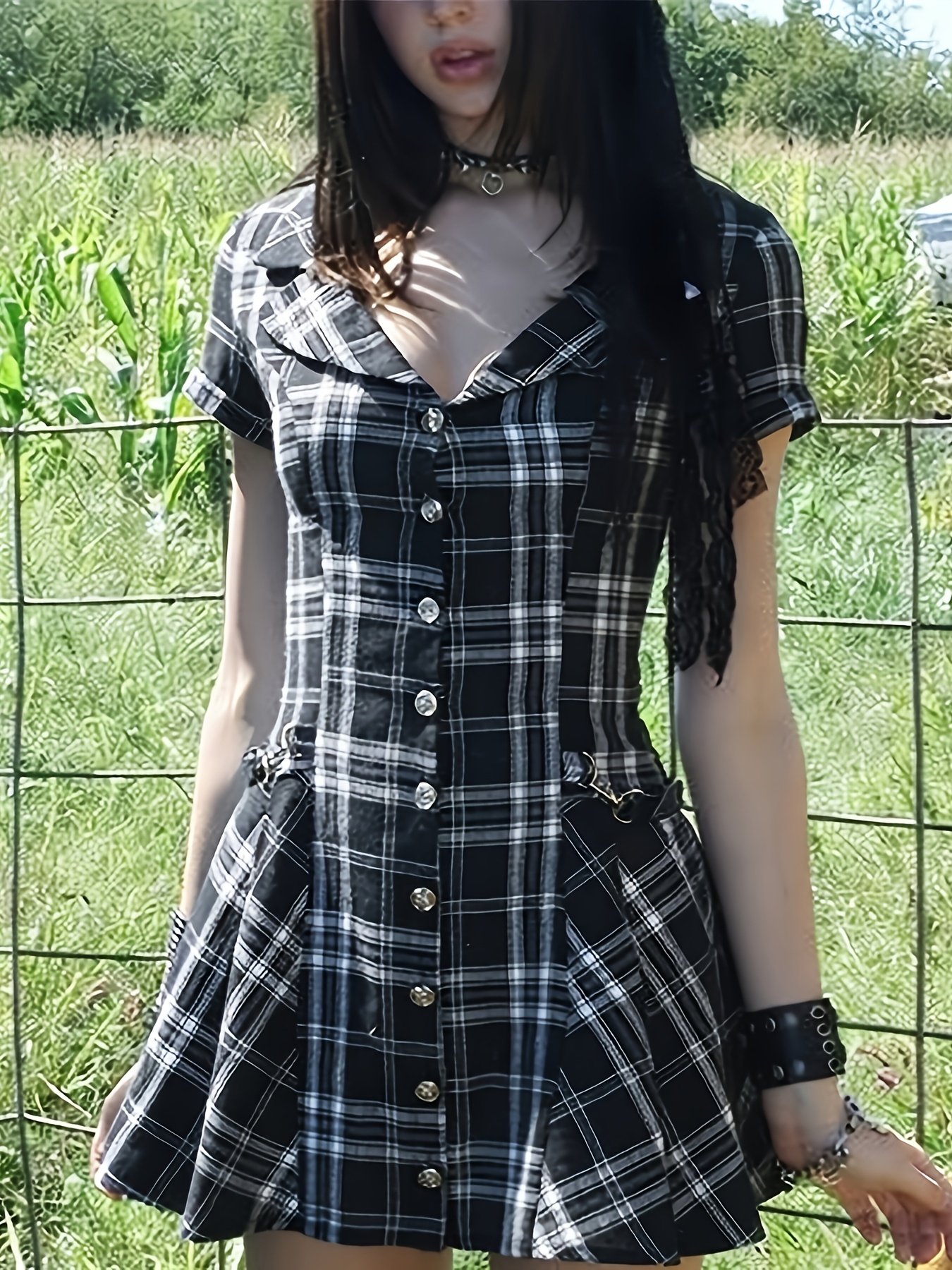 short emo dress Amazon.com: Women Goth Spaghetti Strap Mini Dress Print Rose Lace Black  Punk Dress Y2K Fairy Grunge Backless Emo Party Dress Alt Clothes: Clothing,  Shoes & Jewelry
