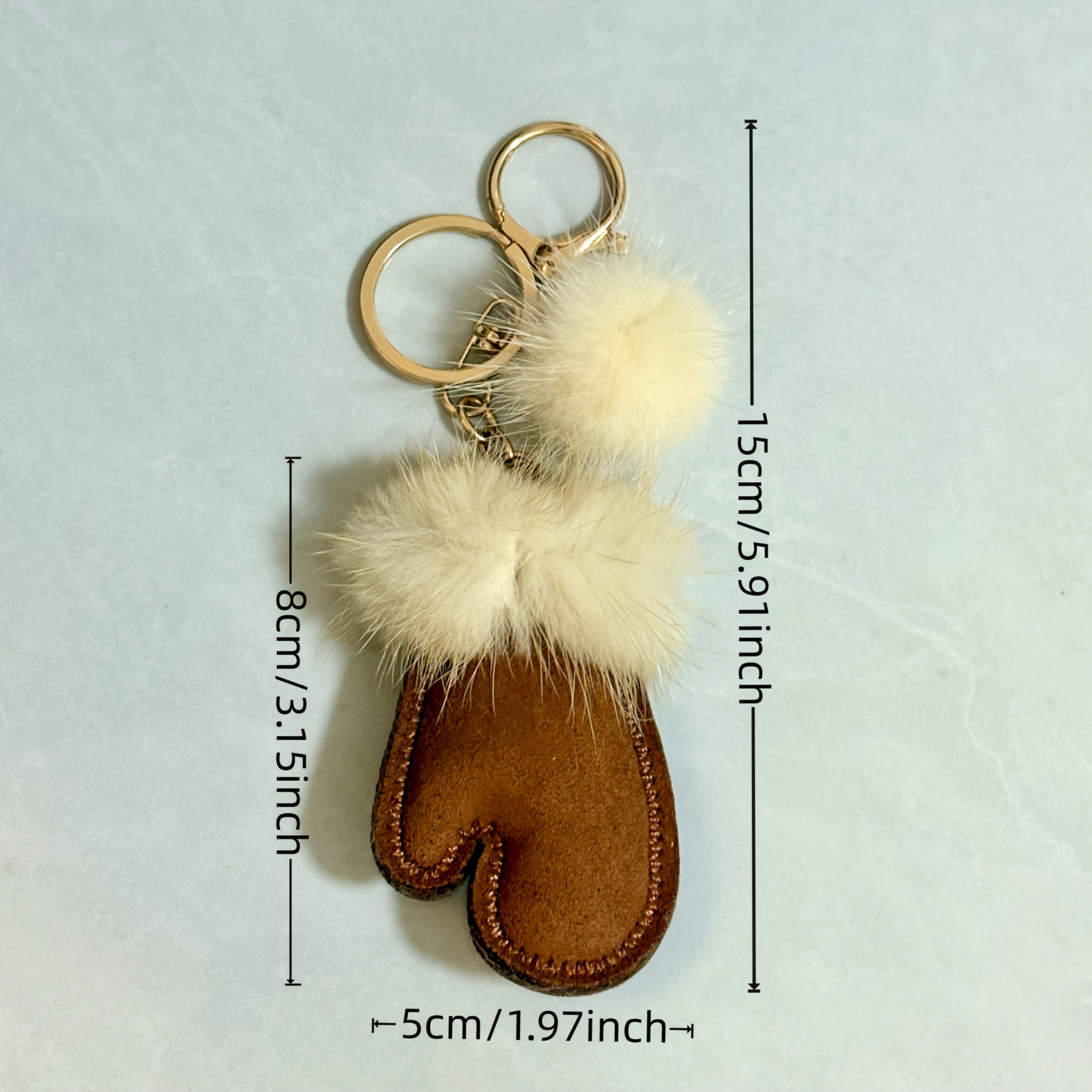 TEMU Portachiavi a forma di di peluche , accessorio per borsa