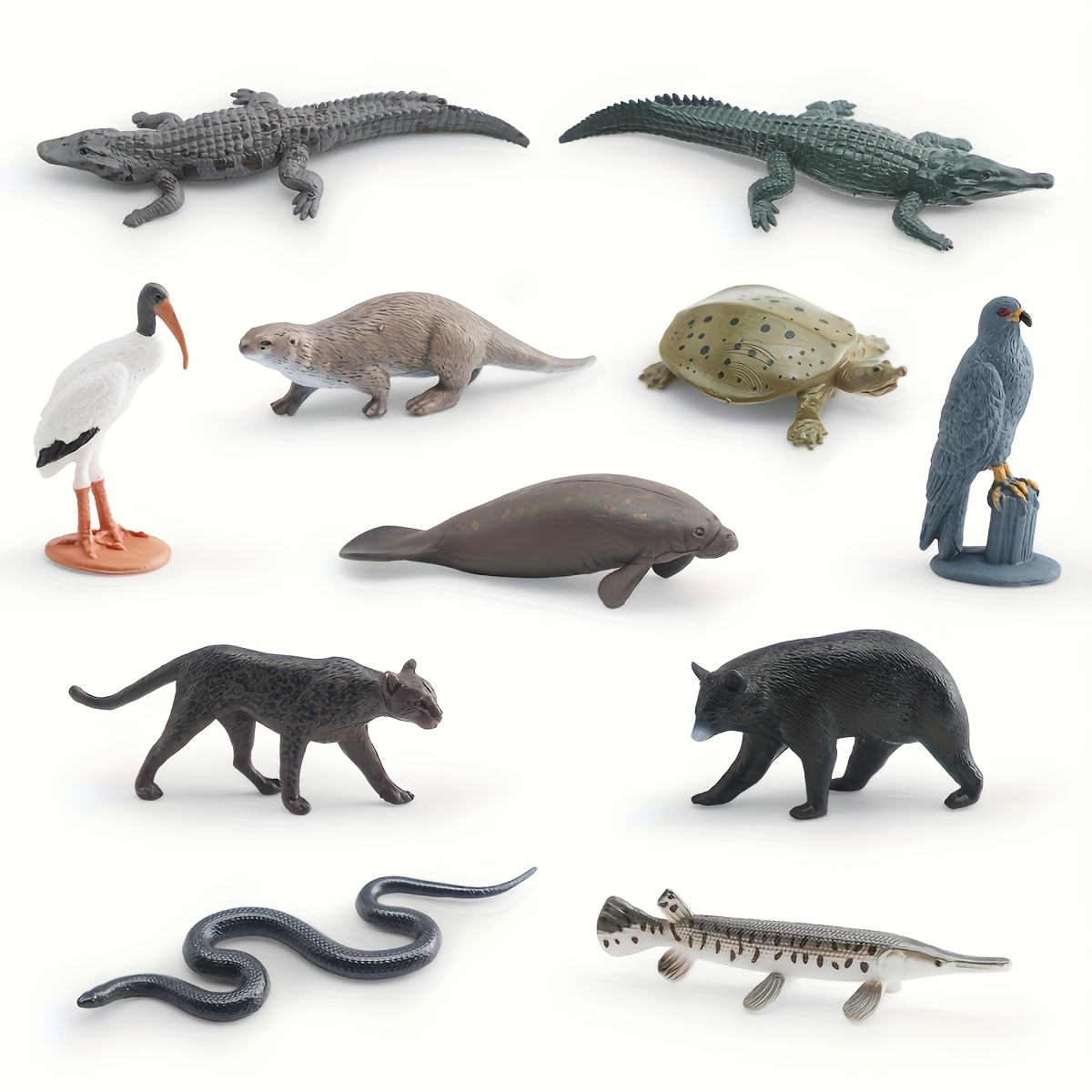 Miniature Realistic Forest Animal Dolls Set