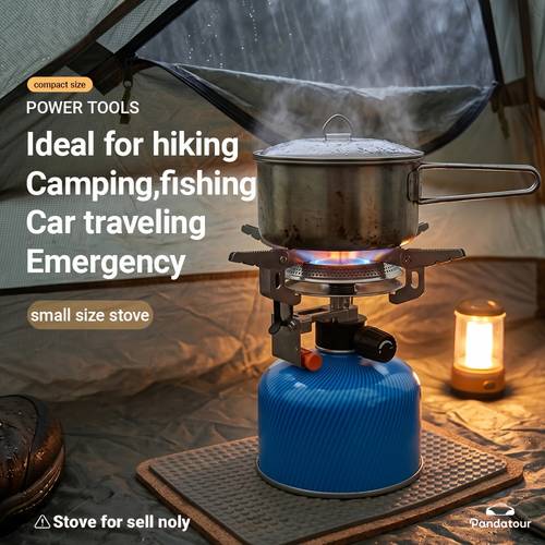 folding one click camping stove high stainless steel cooker burner easy equiped with adjustable burner outdoor stove