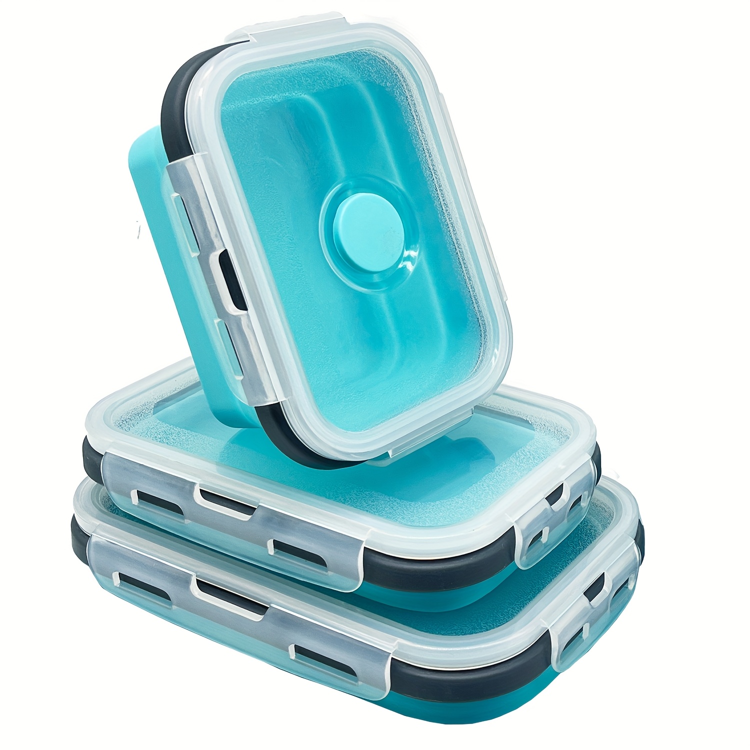 TEMU Silicone Food Storage Containers, Camping Food Containers, Silicone Containers, Collapsible Containers For Food, Camping, Travel