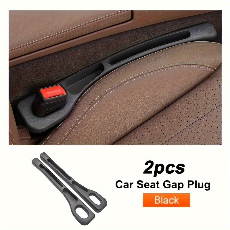 TEMU 2pcs Car Seat  Organizer - Slot For Keys, Phones, Cards & - Leakproof Pc Material