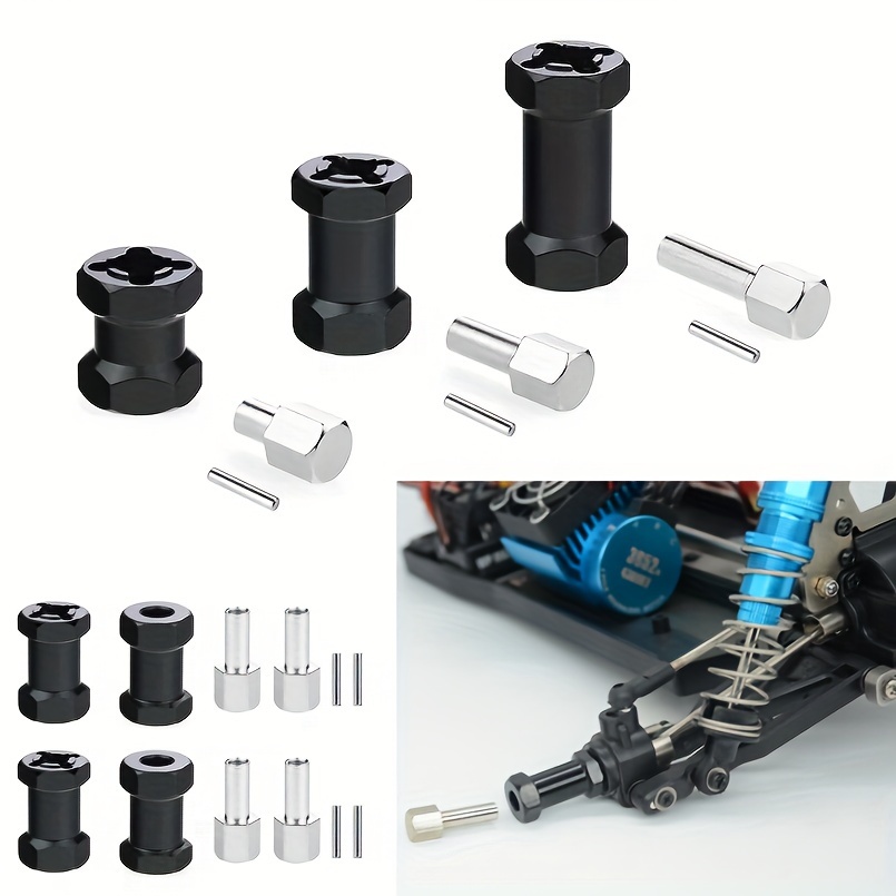 4PCS 12mm Hex Drive Hubs Combiner Coupler Barbados