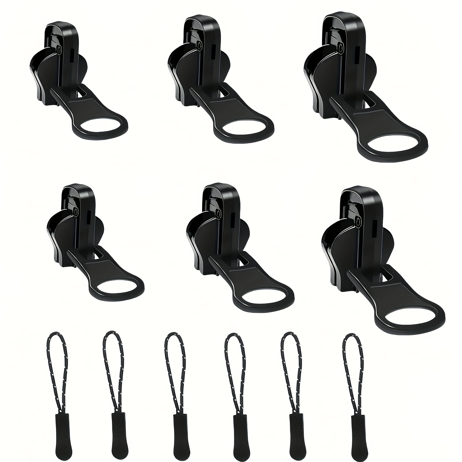 Zipper Repair Kit, 3 Sizes, Double-sided Zippers, Sliding Replacement With Zipper Pull For Jackets, Luggage, Backpacks, And Outdoor Gear |