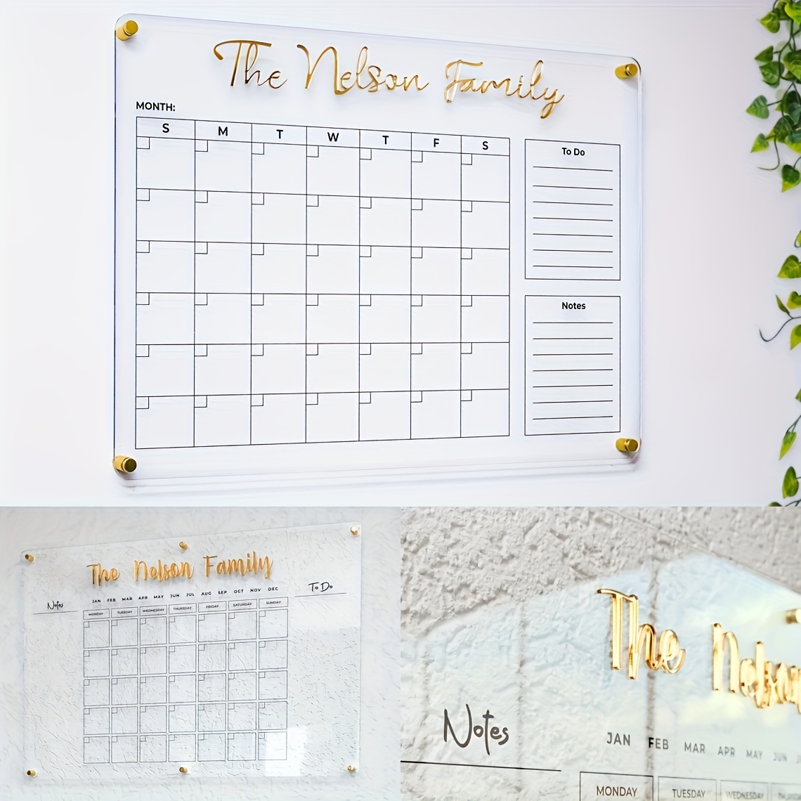 family calendar sold on Temu United States