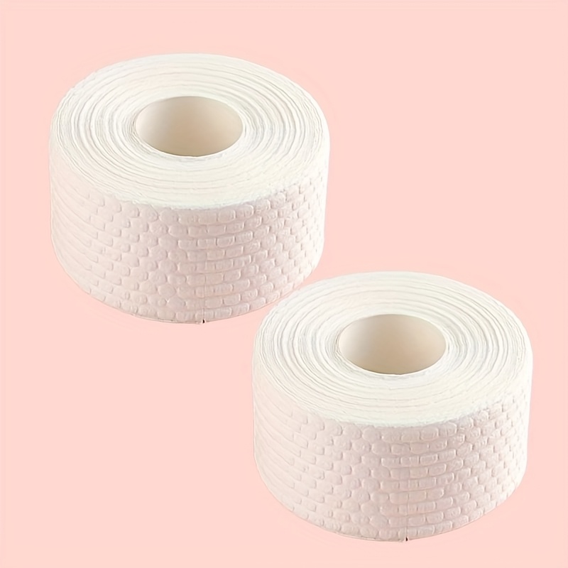 Image of 2 Rolls, Nail Wipes - Foot, Hand & Nail Care Tools & Accessories - Gentle, Absorbent Non-woven Pads For Gel Nail Prep, Nail Art, And Daily Nail Care - Soft, Gentle, And Effective