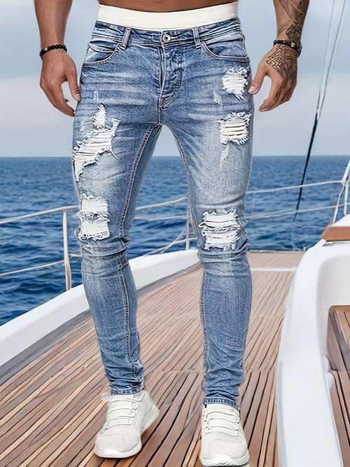 jeans de otoño invierno para hombre, g98#