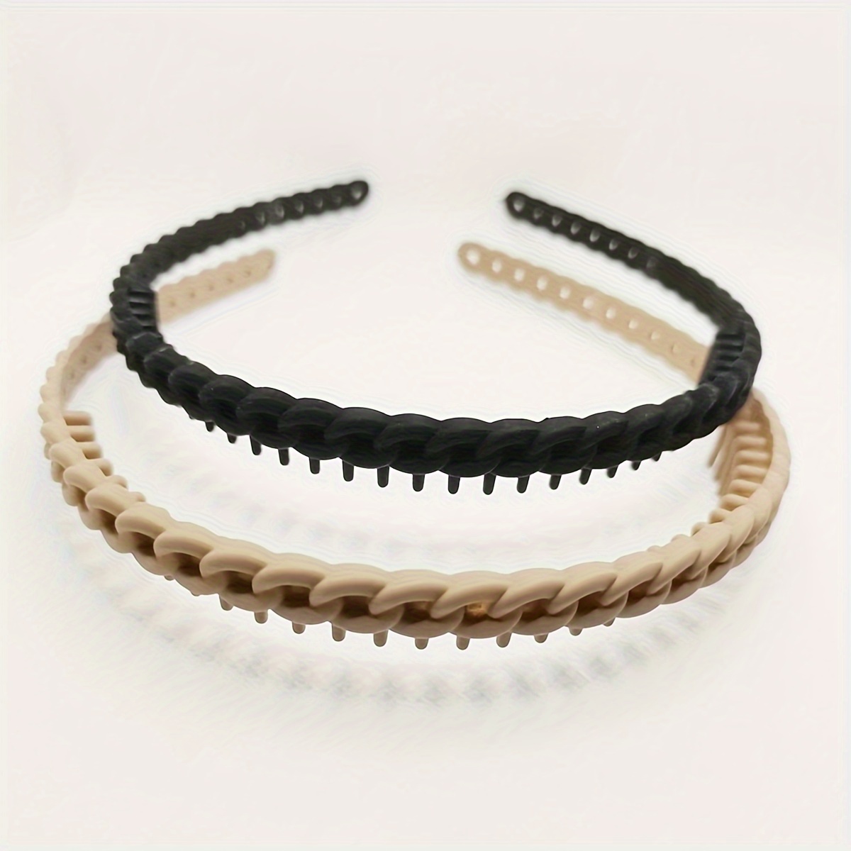 2/3/4/5pcs Hair Scrunchies with Teeth, Anti-Slip Headbands for Washing Face and Styling, Hair Accessories
