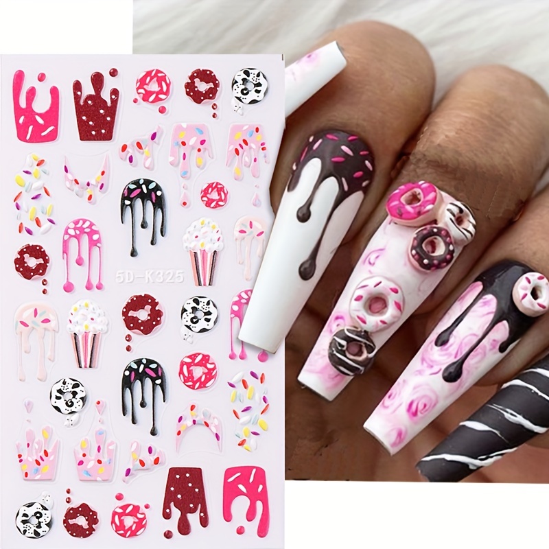 Nagelaufkleber 30 Blätter – Dünne Sticker Für Nageldesign, Wasserlöslich