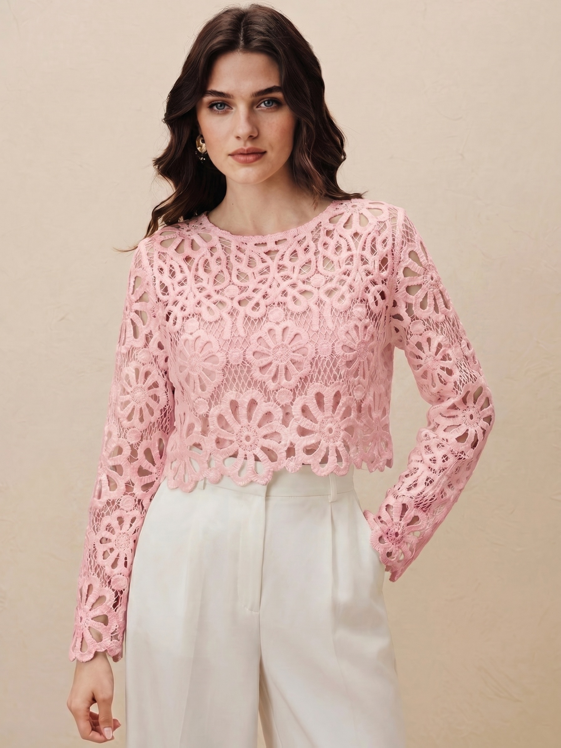 lace blouses sold on Temu Canada