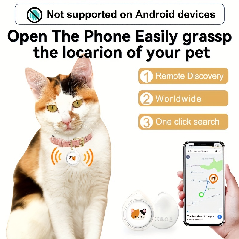 

Pet Locator, Anti-lost Device, Cat And Dog Tracking Device, Tracking Device Collar, Anti-lost And Anti-lost Device, Suitable For Iphone