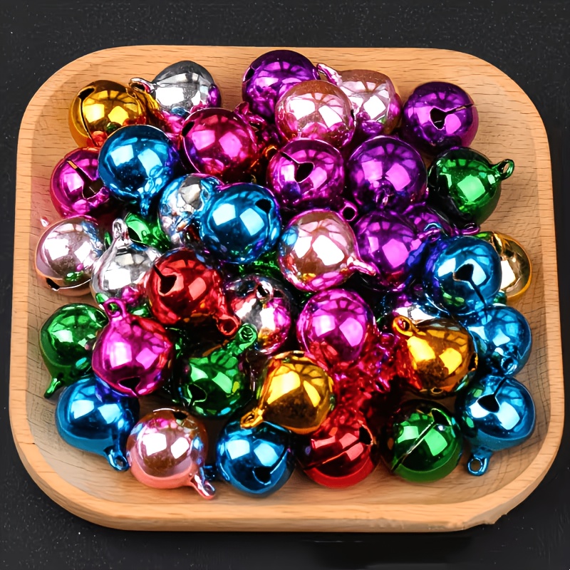 TEMU 35pcs Large Mixed Golden And Silvery Bell Set - Suitable For Christmas, Home And Pet Decorations, Christmas Party Gifts