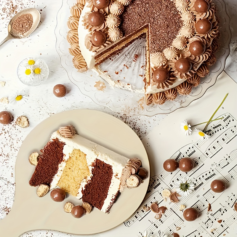 3 Mini Wooden Cutting Boards with Handles for Home Kitchen Dining Tables, DIY Painting and Doodling Decorative Wood Slices, Wooden Placemats for Weddings, Christmas, Family Parties, and Birthday Decorations