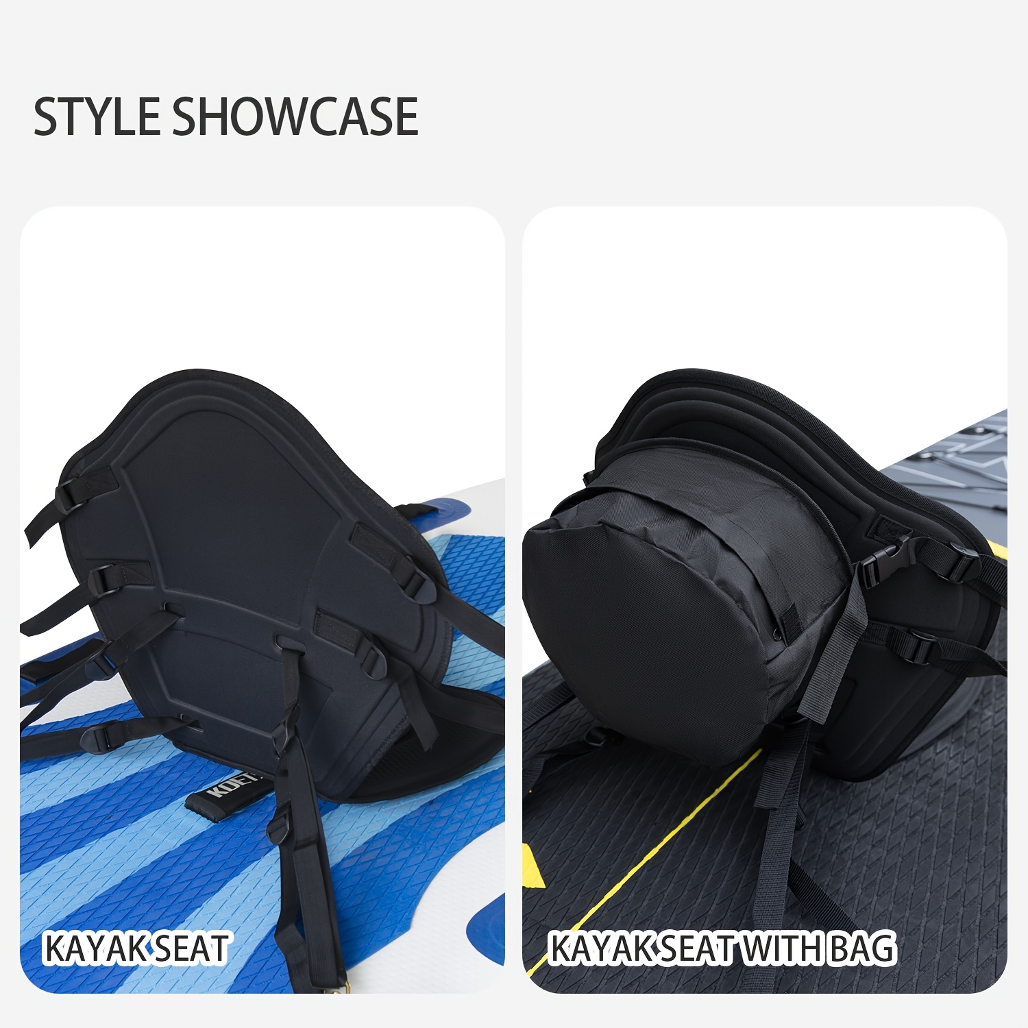 KOETSU Portable Canoe Seat with High Back Support