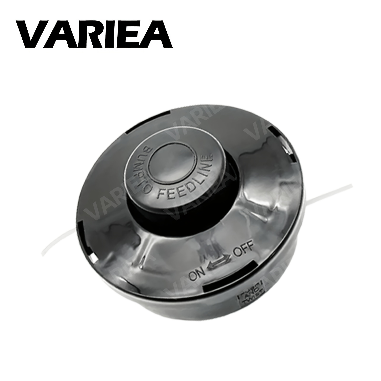 TEMU Variea - Red/black, Plastic Trimming Head, M10 X 1.25lhf Installation Thread, Outdoor Maintenance, Precise Trimming, Durable, Suitable For Home