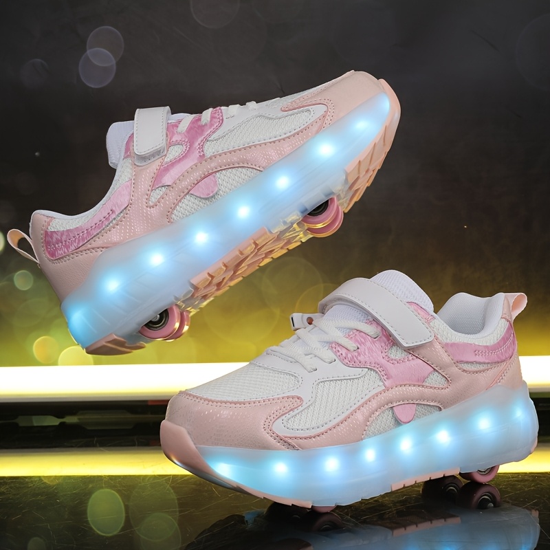 Chaussures roller LED rechargeables