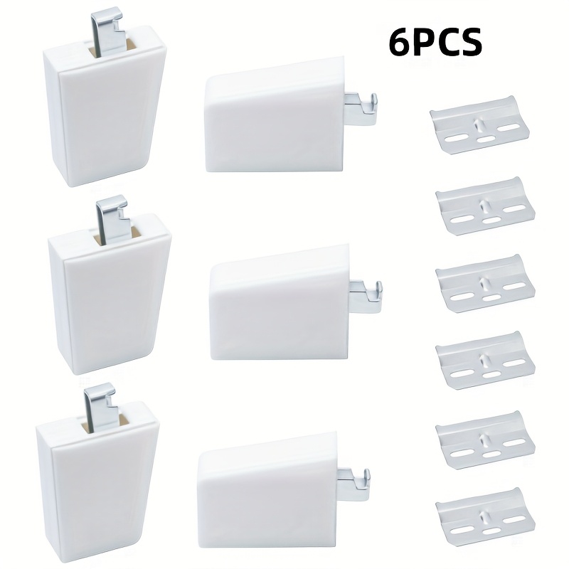 6pcs Cabinet Hanging Brackets, Hardware Cabinet Wall Brackets, Hanging Cabinet Supports, Countertop Cabinet Brackets, Hinge Brackets, Kitchen Brackets