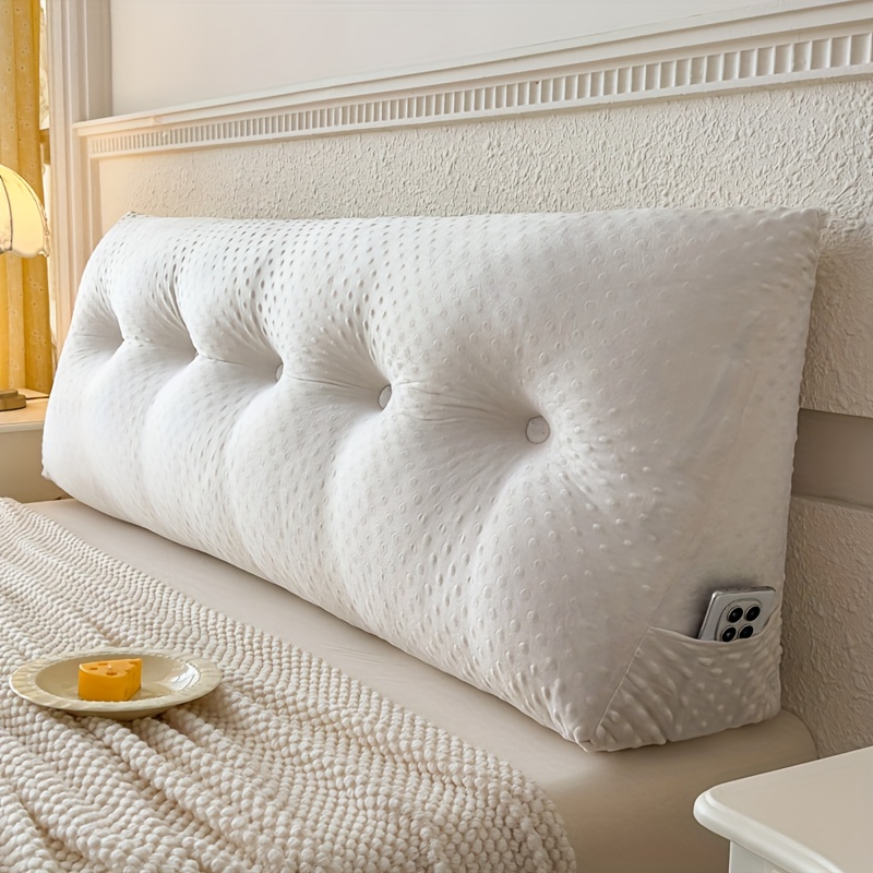TEMU In , This Detachable Triangle Cushion Is Suitable For . Soft To The Touch, Skin-friendly, Thick And Durable, Ideal For Bedrooms, Living Rooms,