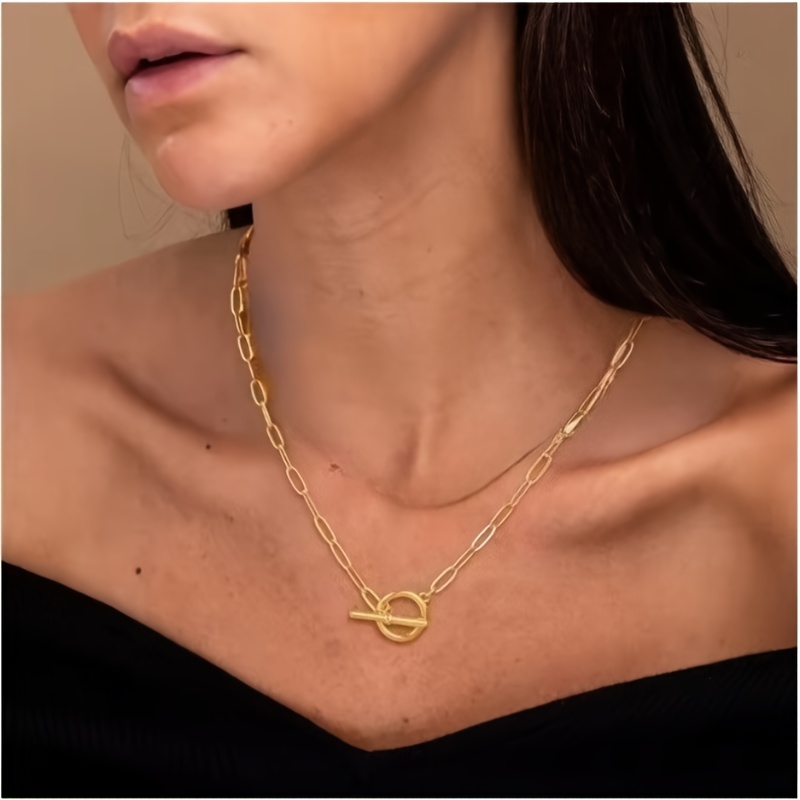Women's Simple Stainless Steel Clavicle Necklace