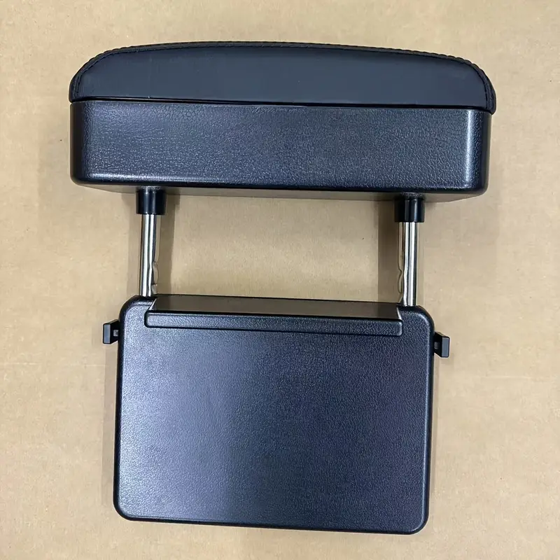 adjustable height car armrest cushion abs material elbow rest pad vehicle console organizer with storage box compatible with models automotive interior accessories center floor consoles details 2