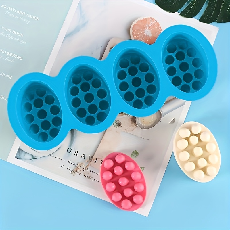 TEMU 4.5oz Silicone Soap Mold - 4-cavity,, Making Tool, Soap Mold, Soap Making Kit, Soap Making Equipment